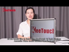 Промышленный открытый сенсорный экран монитора касания рамной пилы 19 дюймов поверхностный делает водостойким